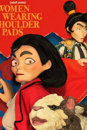 Women Wearing Shoulder Pads Poster