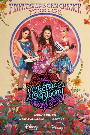 Electric Bloom Poster