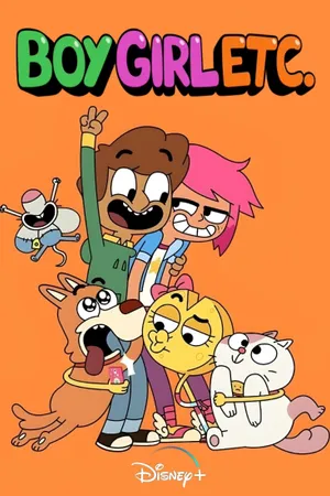 Boy Girl Dog Cat Mouse Cheese Poster